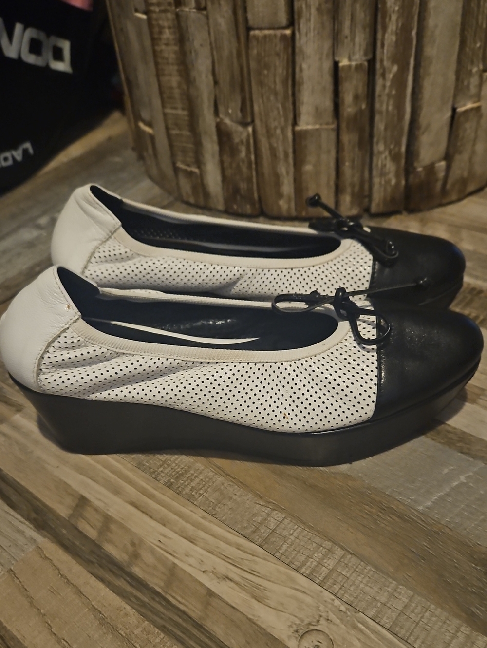 Eden platform wedge shoes by Bloch. 6
